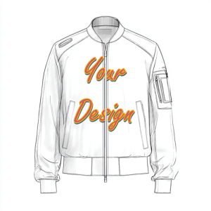 Jacket with screen print